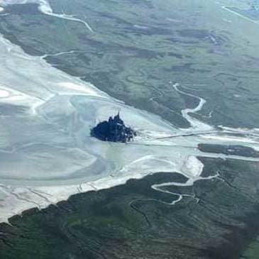 Saut en parachute au Mont St Michel - vue 3