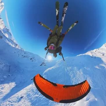 Baptême en speed flying à Valfréjus (Modane) Baptême en speed flying à Valfréjus (Modane)