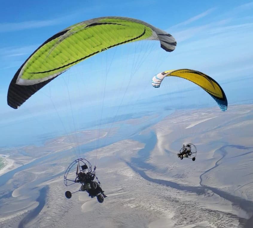 Vol d'initiation ULM paramoteur à 2 prés d'Abbeville + vidéo - vue 3