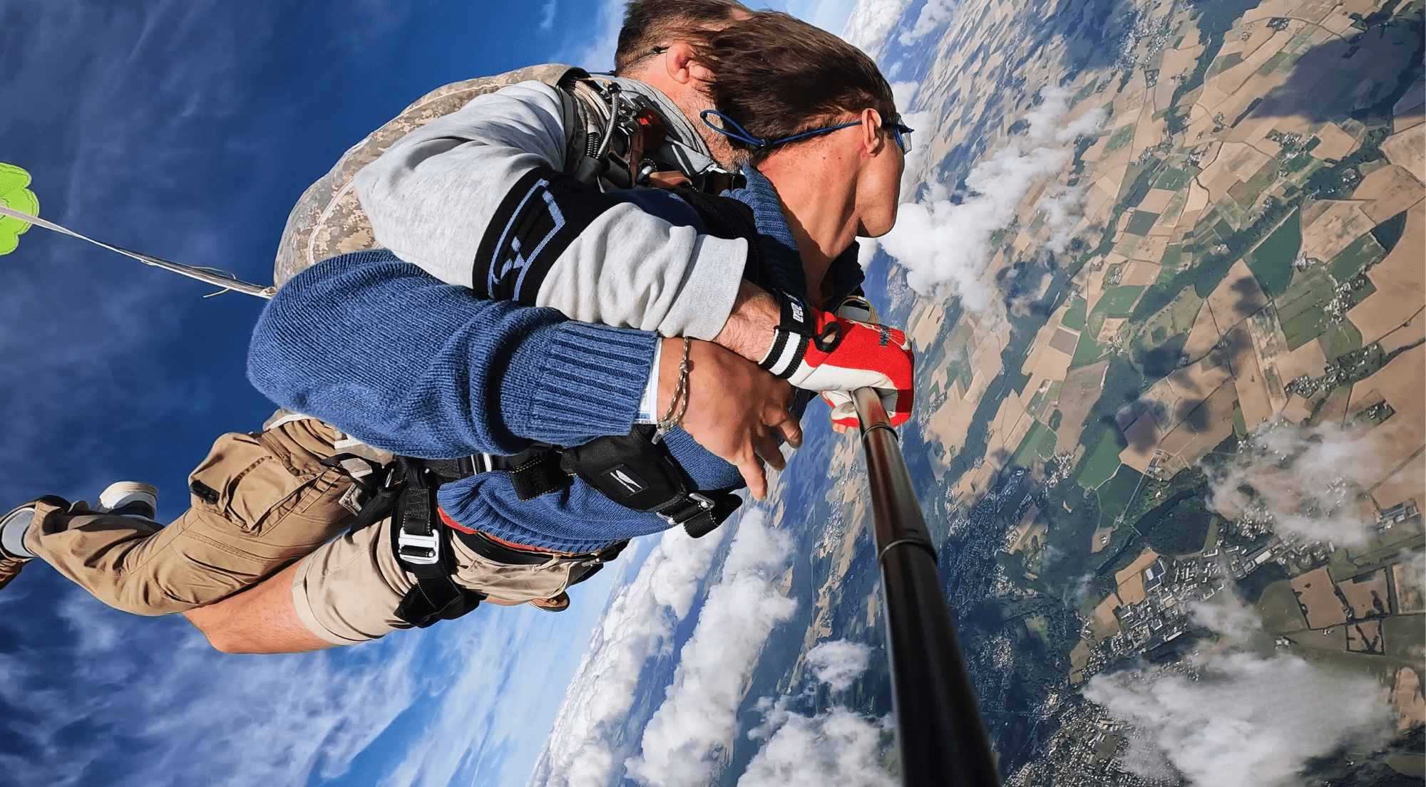 Saut en parachute tandem près de Tours - vue 6