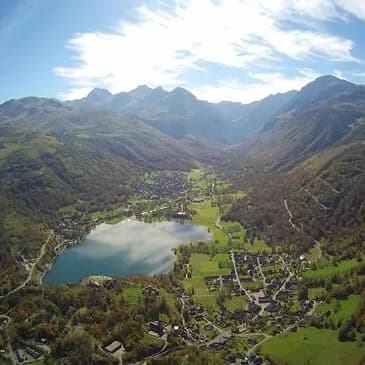 Baptême en parapente été-hiver près de Saint Lary Soulan - vue 3