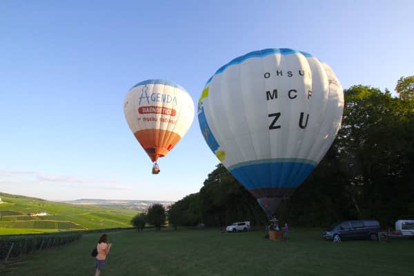 Vol en montgolfière en Champagne - vue 2