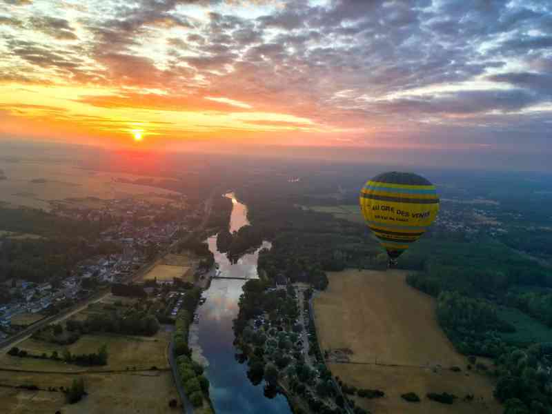 Vol en montgolfière au dessus des châteaux de la Loire - vue 1