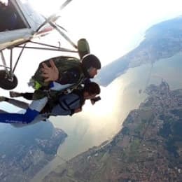 Saut en parachute tandem depuis Royan - vue 1