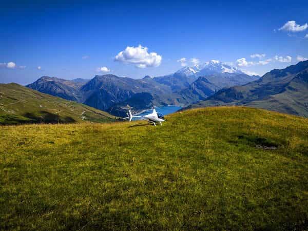 Vol en hélicoptère au départ d'Albertville - vue 2