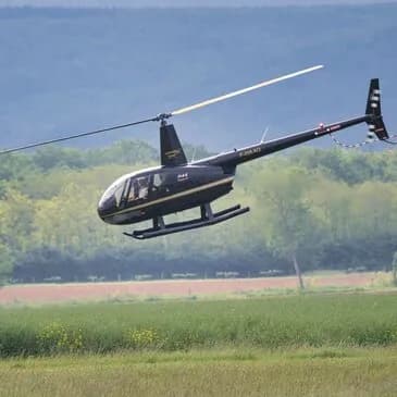 Vol en hélicoptère à Besançon - Les châteaux du Doubs - vue 3