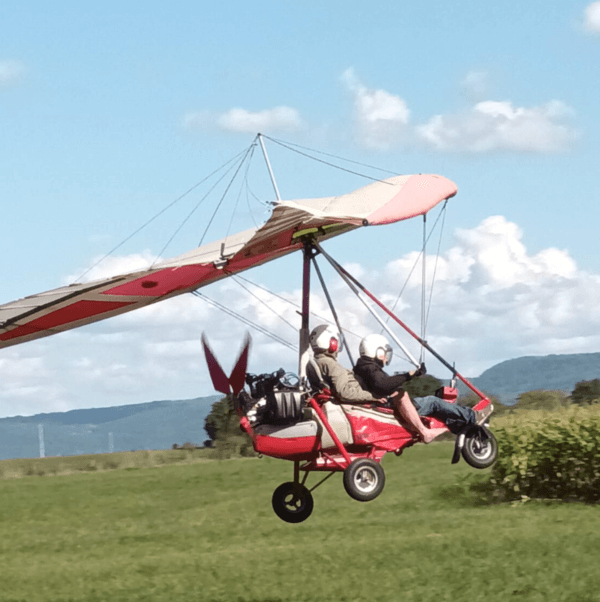 Vol d'initiation au pilotage d'ULM pendulaire dans le jura - vue 1