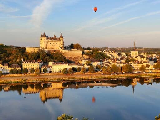 Vol en montgolfière à Saumur - survol des Châteaux de la Loire - vue 2