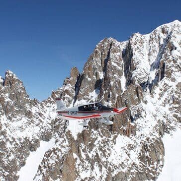 Survol du mont blanc en avion au départ d'Annecy - vue 4