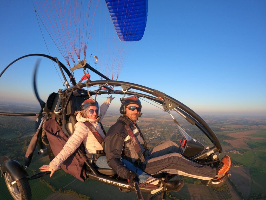 Baptême en ULM paramoteur près de Paris - vue 1