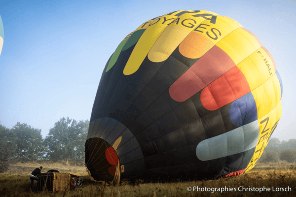 Vol privatif à 2 en montgolfière au dessus des châteaux de la Loire - vue 2