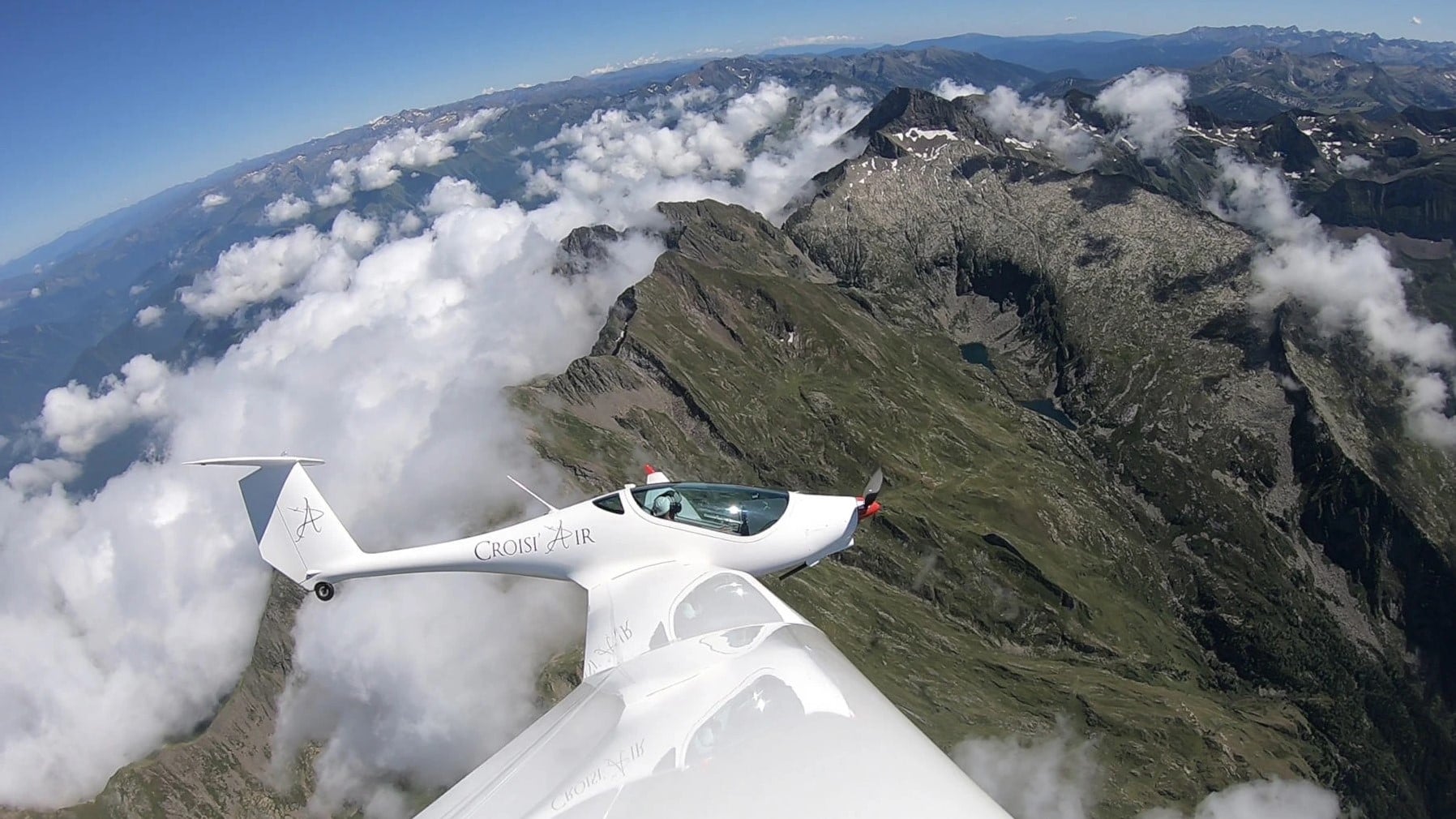 Baptême de l'air en planeur au pic du midi - vue 3
