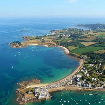 Baptême en hélicoptère en Bretagne à Morlaix - vue 1