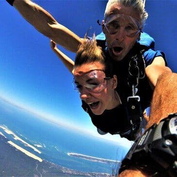 Saut en parachute à Arcachon - Saut en tandem - vue 4