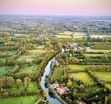 Vol en montgolfière au-dessus du Marais Poitevin - vue 2