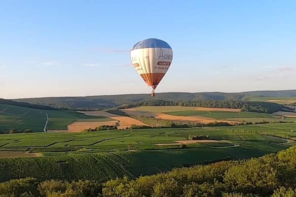Vol en montgolfière en Champagne - vue 1