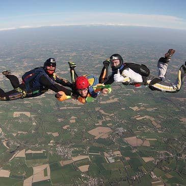 Saut initiation parachutisme PAC à Nevers - vue 2