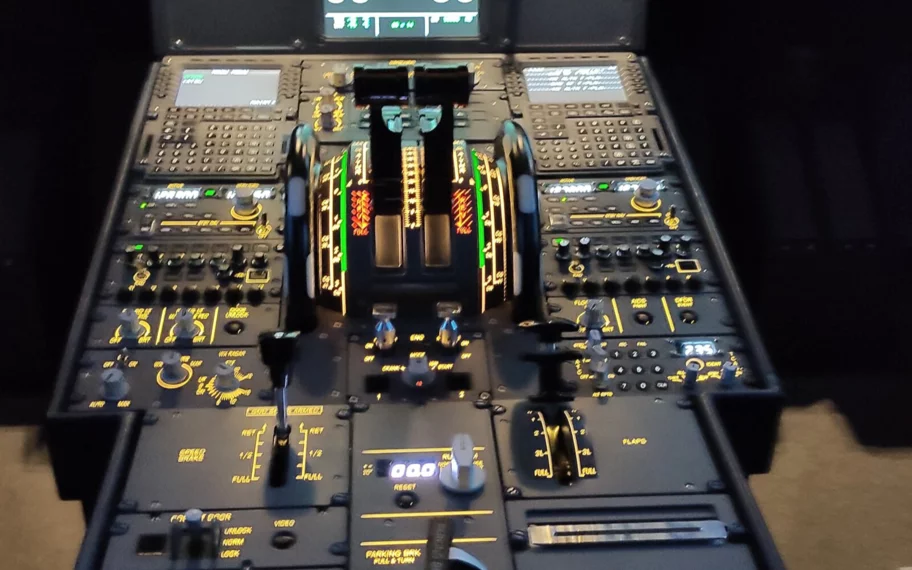 Simulateur de vol Airbus A320 à Bordeaux  - vue 2