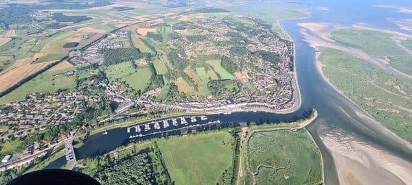 Pilotage d'ULM paramoteur en baie de somme prés d'Abbeville - vue 2