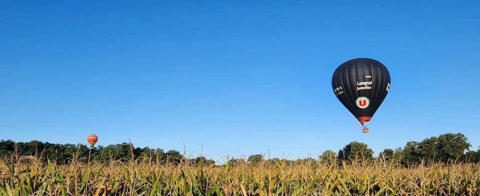 Vol en montgolfière à Saumur - survol des Châteaux de la Loire - vue 2