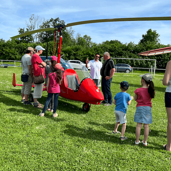 Baptême de l'air en ULM autogire dans le Jura - vue 1