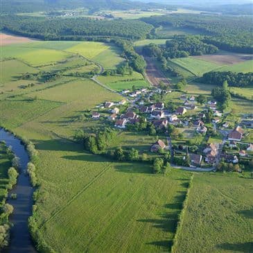 Vol en montgolfière prés de Dijon - Plateau de Langres - vue 3