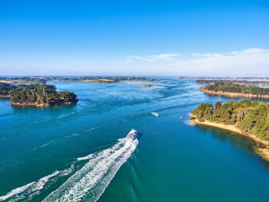 Baptême en hélicoptère près de Vannes - vue 2