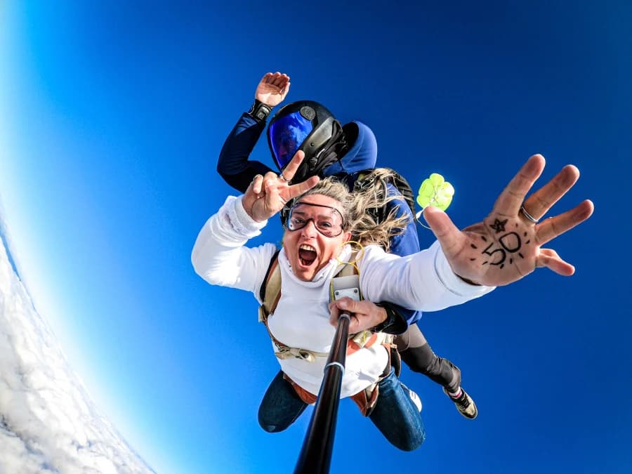 Saut en parachute tandem aux Sables d'Olonne - vue 2