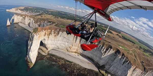Vol en ULM pendulaire autour du Havre Vol en ULM pendulaire autour du Havre