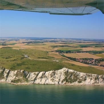Baptême de l’air au Touquet en avion - vue 1