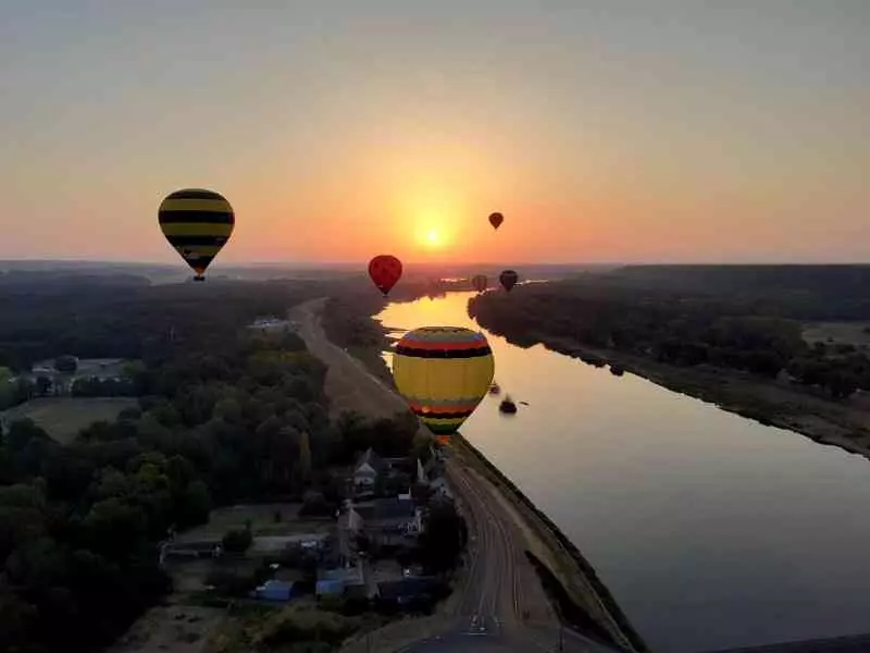 Vol en montgolfière au dessus des châteaux de la Loire - vue 4