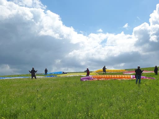Séance découverte en parapente au sud de Paris - vue 3