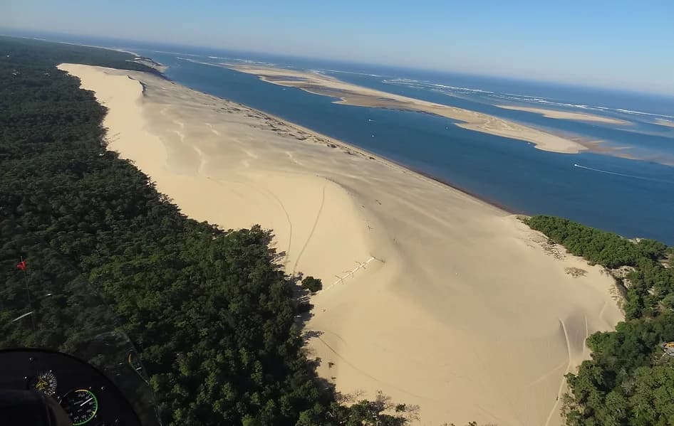 Bapteme de l'air en autogire à Biscarrosse - vue 7