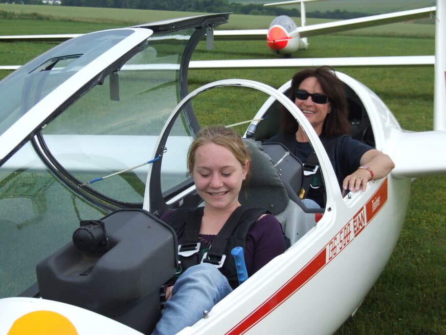Vol d'initiation au pilotage de planeur au nord de Paris - vue 4