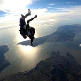 Saut en parachute tandem depuis Royan - vue 6