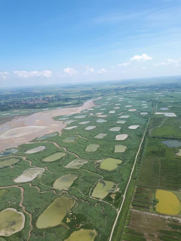 Pilotage d'ULM paramoteur en baie de somme prés d'Abbeville - vue 4