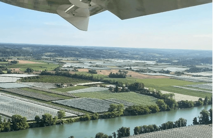 Baptême de l'air en ULM au départ de Cahors - vue 3