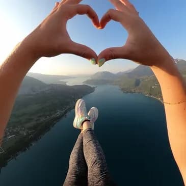 Vol en parapente au-dessus du lac d'Annecy - vue 4