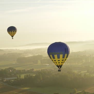 Survol du Vexin en montgolfière à Gisors - vue 2