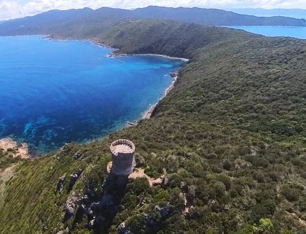 Baptême en ULM autogire autour de Propriano en Corse - vue 4