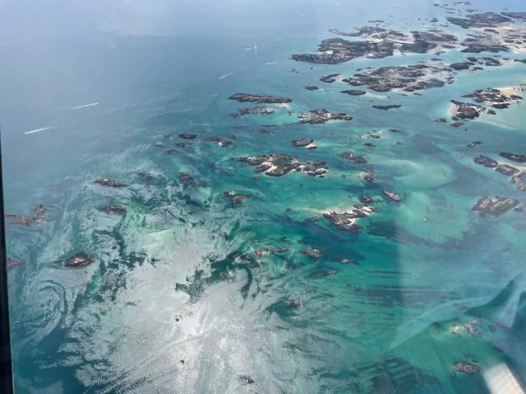 Vol en ULM de Dinard à l'archipel de Chausey - vue 2