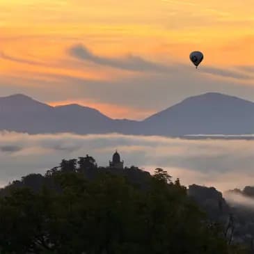Vol en montgolfière près d'Avignon dans le Vaucluse - vue 2