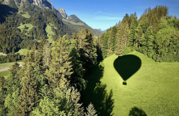 Vol en montgolfière dans la région d'Annecy - vue 2