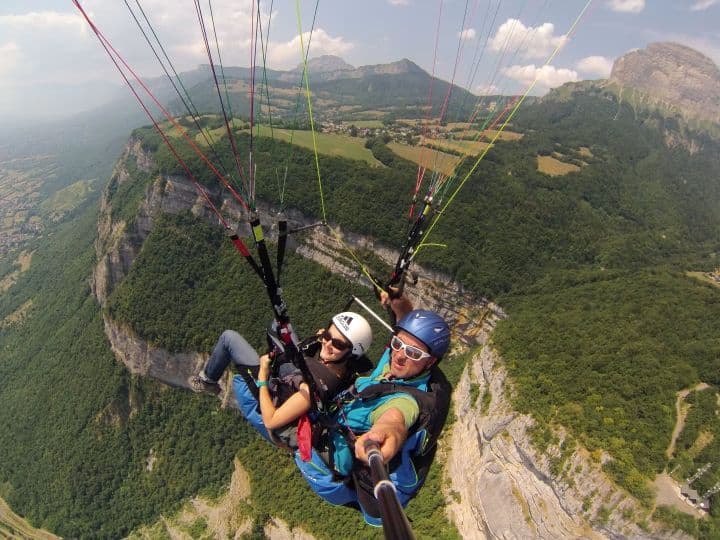 Baptême en parapente près de Grenoble Baptême en parapente près de Grenoble