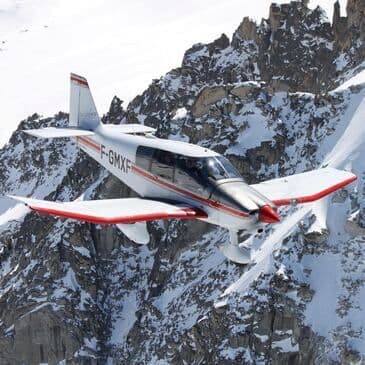 Baptême en avion à Annecy - vol au dessus du lac et des Aravis - vue 3