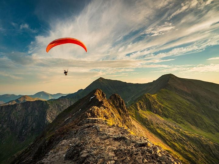 Vol en parapente aux Saisies - vue 1