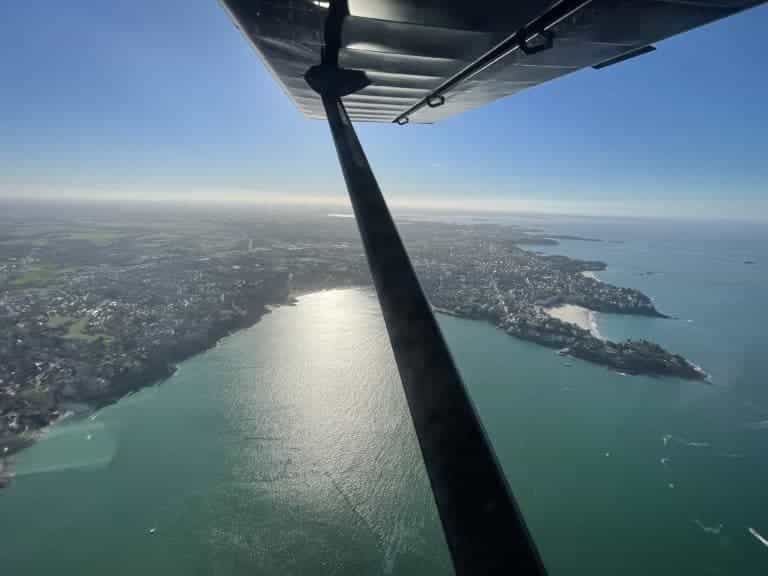 Vol en ULM de Dinard au cap Frehel - vue 2