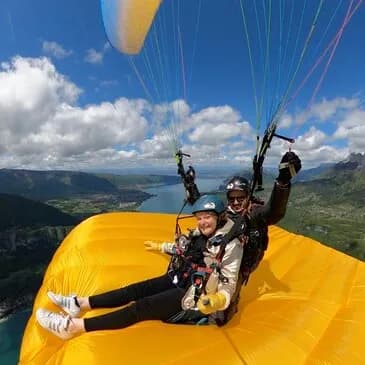 Vol en parapente au-dessus du lac d'Annecy - vue 5
