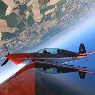 Baptême avion voltige à Merville près de Lille - vue 1