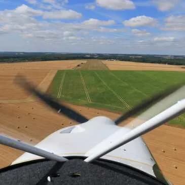 Baptême en ULM 3 axes à Château-Thierry - vue 4